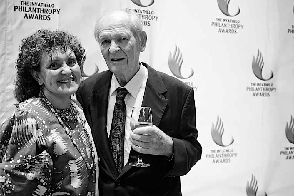 Beaulah and Renier at Inyathelo Philanthropy Awards 2011